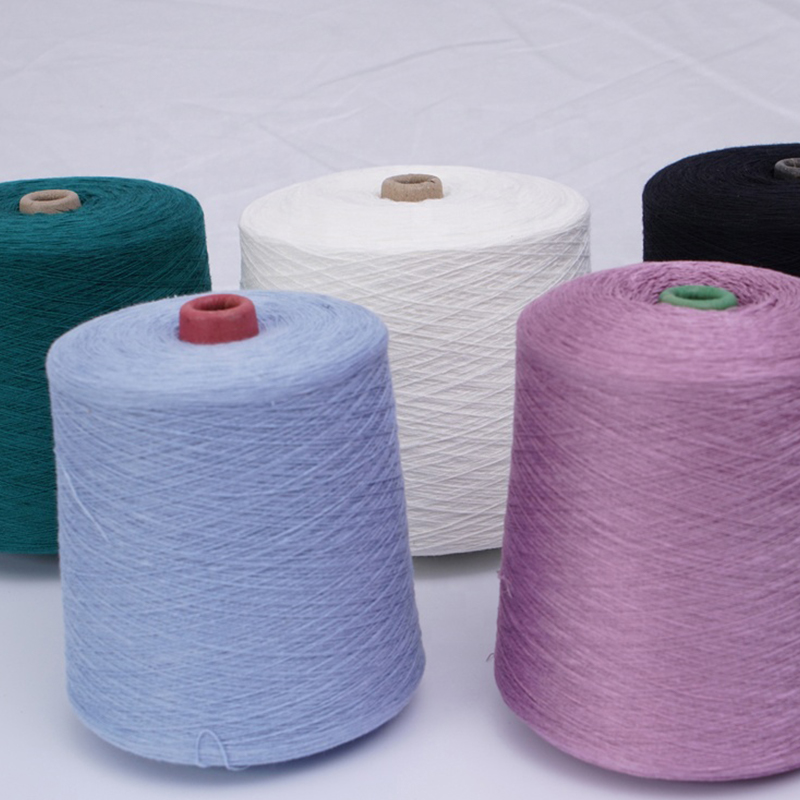 28NM/2 50 recyklovaný polyester 50 akrylová směsová příze Ring Spun factory velkoobchod